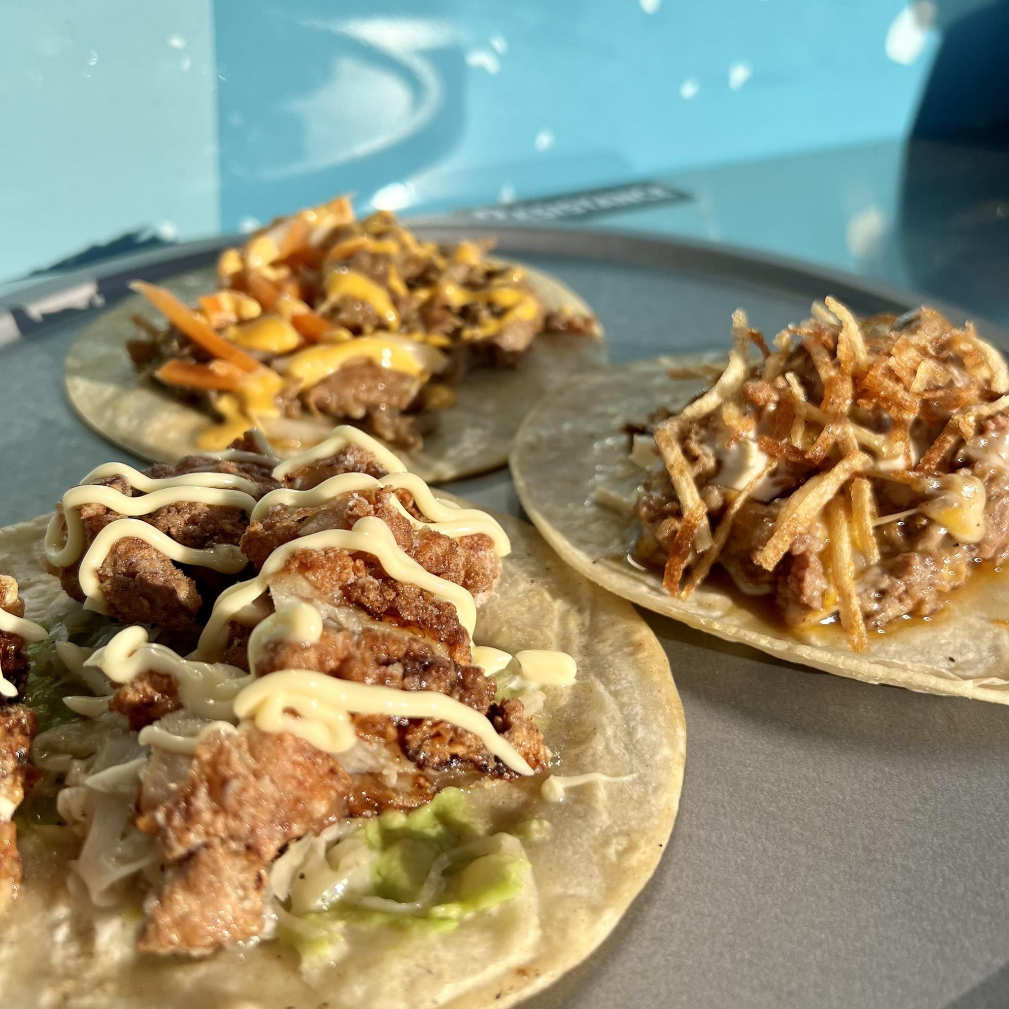 Asian fusion tacos from HP Taco